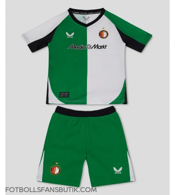 Feyenoord Replika Tredje Tröja Barn 2024-25 Kortärmad (+ Korta byxor)